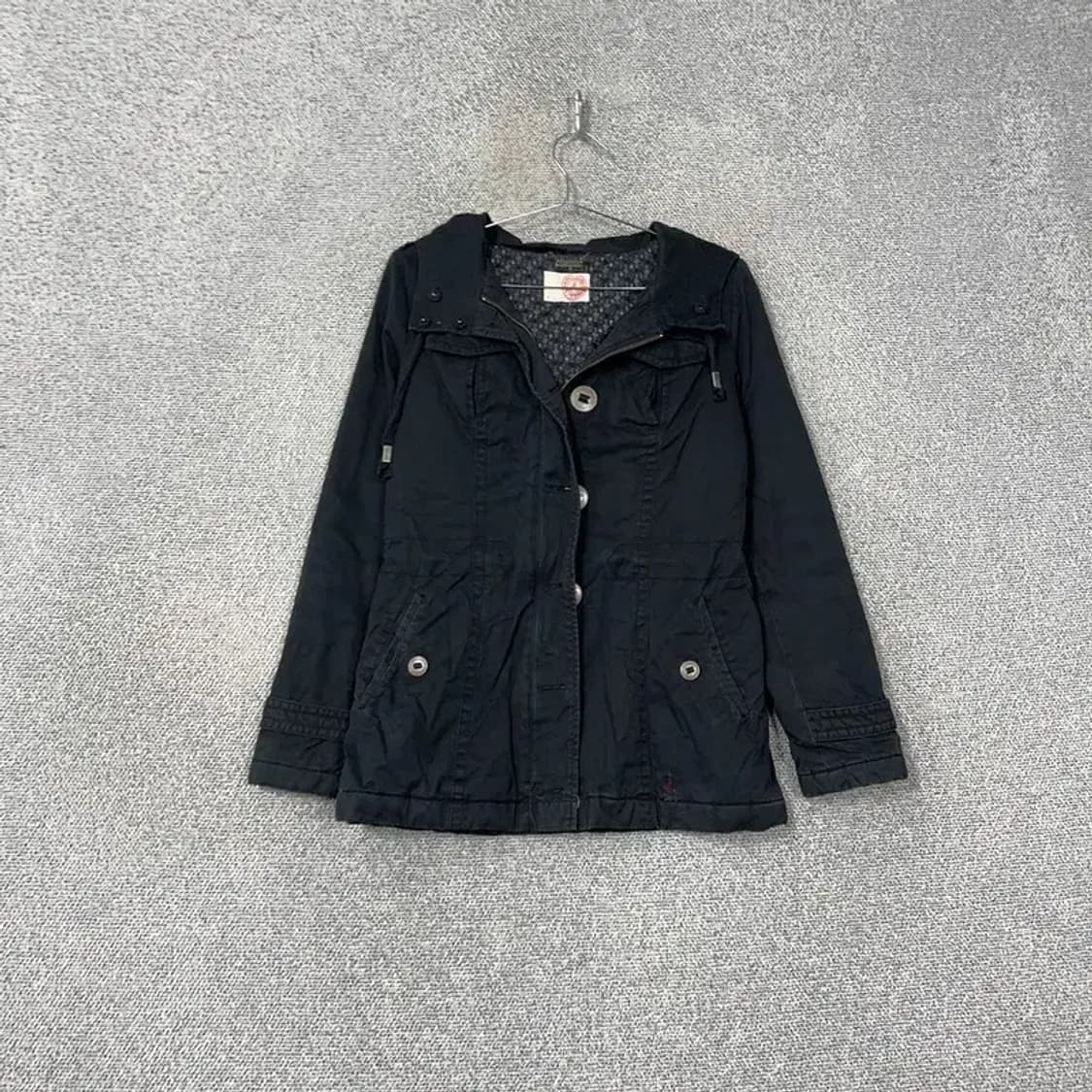 빈폴 여성 캐주얼 블랙 후드 자켓 85 상품이미지1