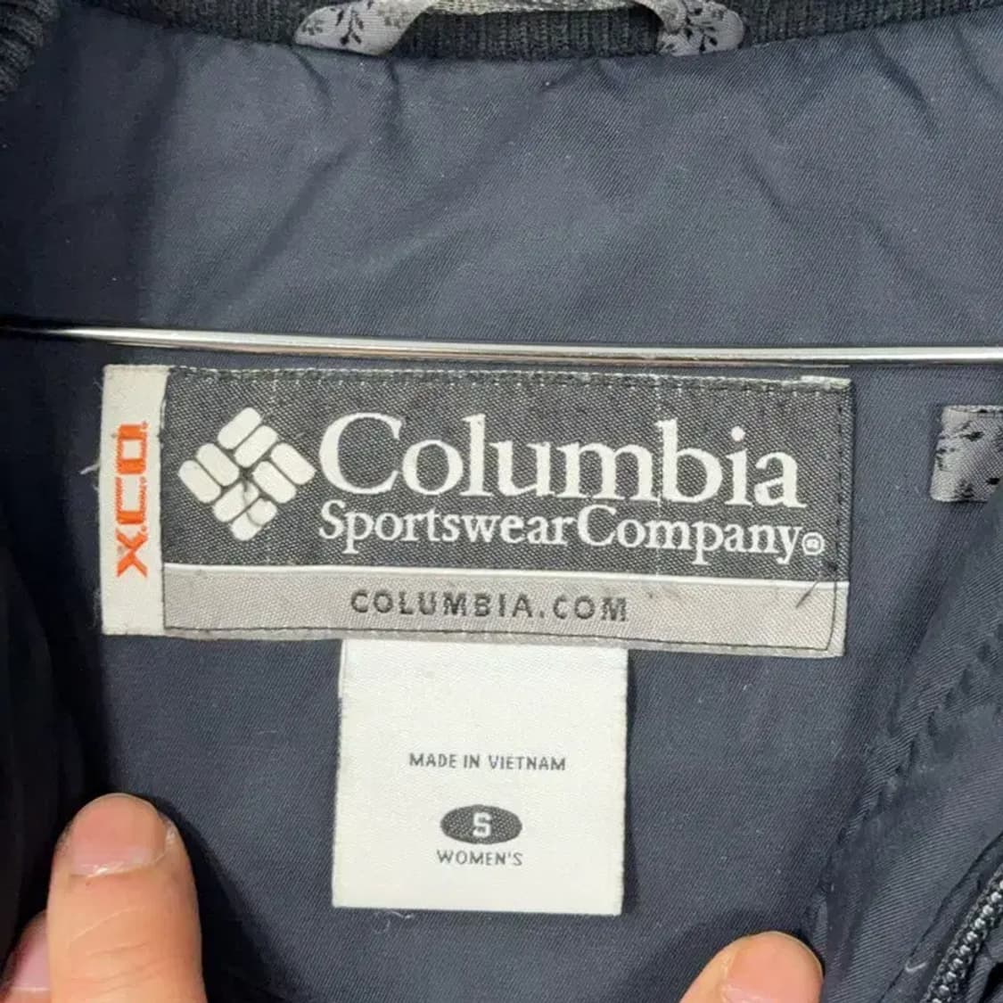 콜롬비아 덕다운 블랙 패딩 S 상품이미지3