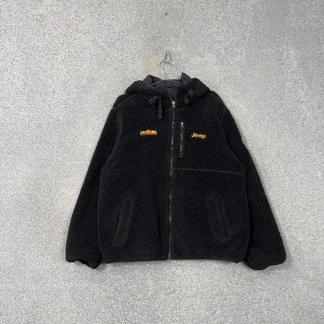 지프 리버시블 블랙 후드자켓 XL 상품이미지1