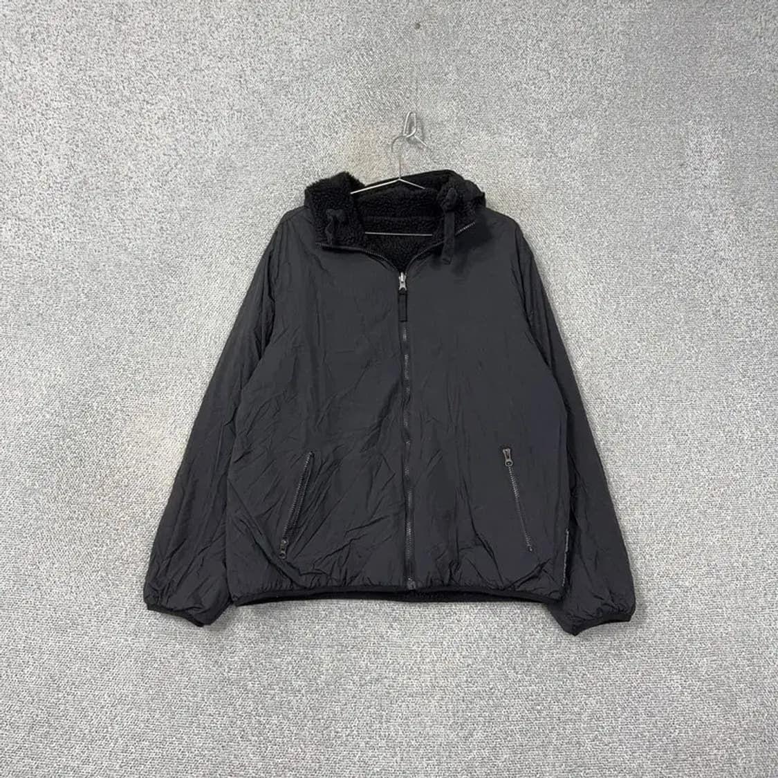 지프 리버시블 블랙 후드자켓 XL 상품이미지4