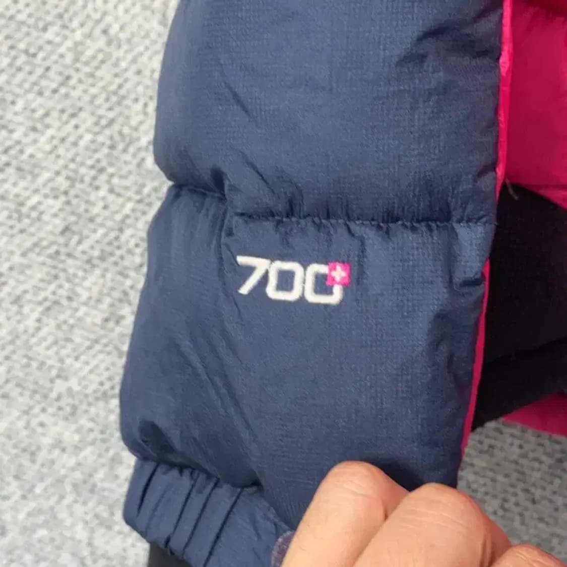 아이더 여성 구스다운 핑크 패딩 S 상품이미지3