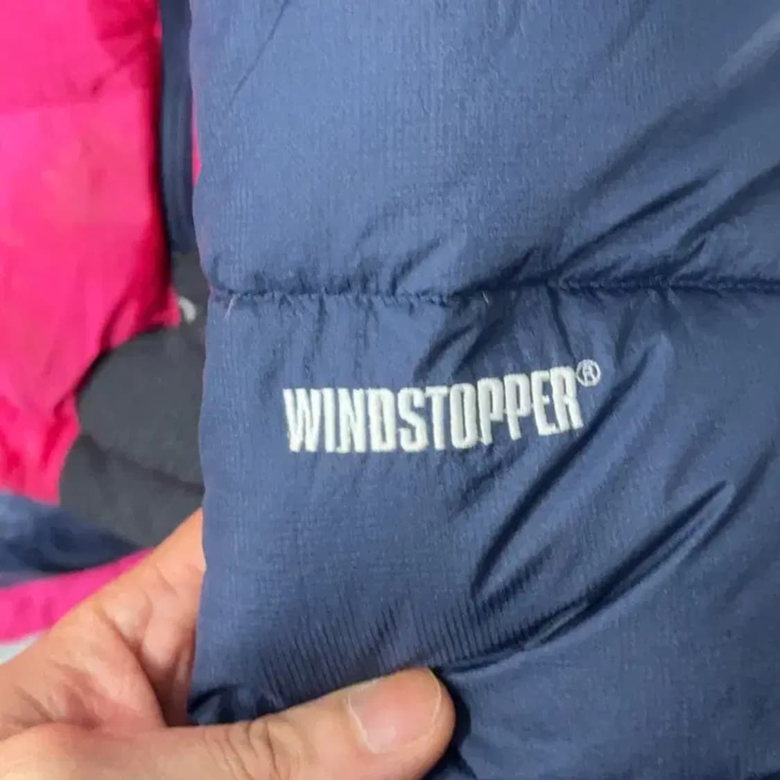 아이더 여성 구스다운 핑크 패딩 S 상품이미지4