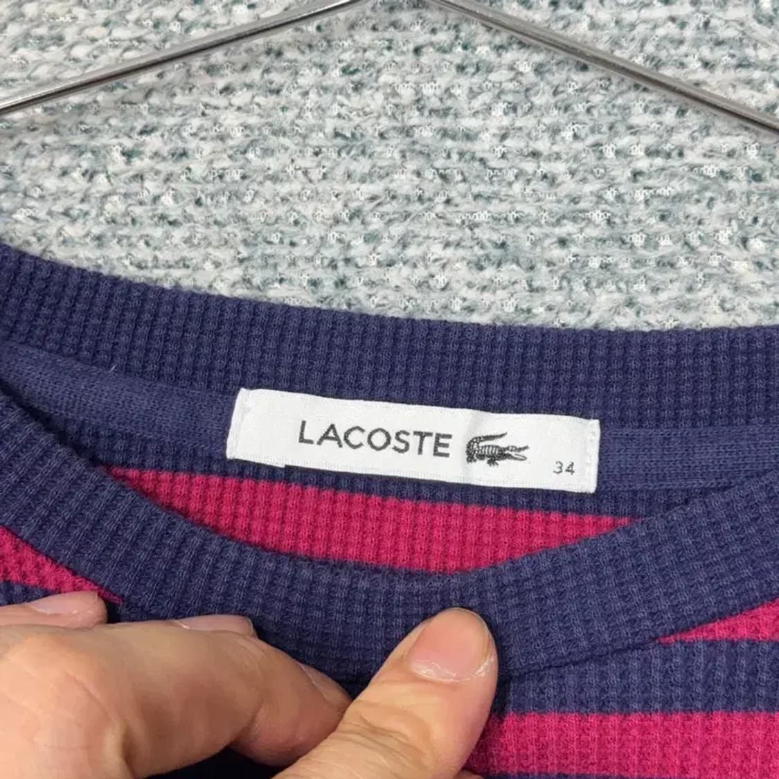 라코스테 여성 스트라이프 니트 90 상품이미지5