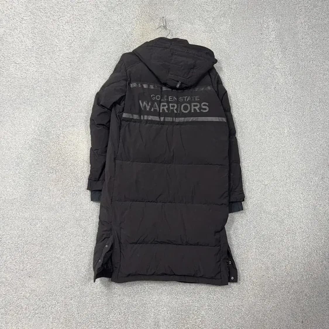 NBA 골든스테이트 블랙 롱 패딩 M 상품이미지2