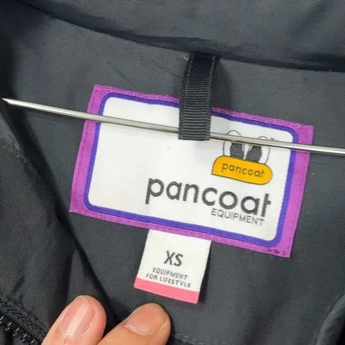 팬콧 덕다운 블랙 패딩 XS 상품이미지3