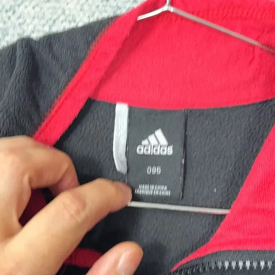 아디다스 로고 여성 그레이 후리스 95 상품이미지3