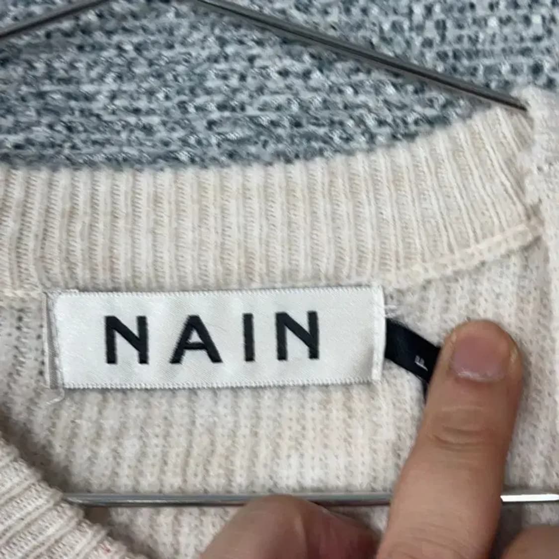 [새상품] NAIN 나인 크롭 니트 FREE 상품이미지3