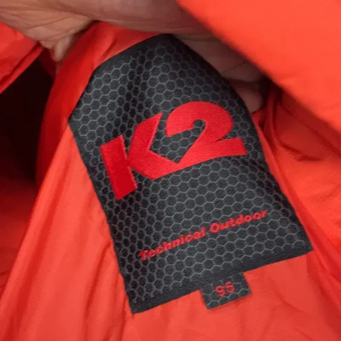 K2 오렌지 구스다운 경량 패딩 95 상품이미지3