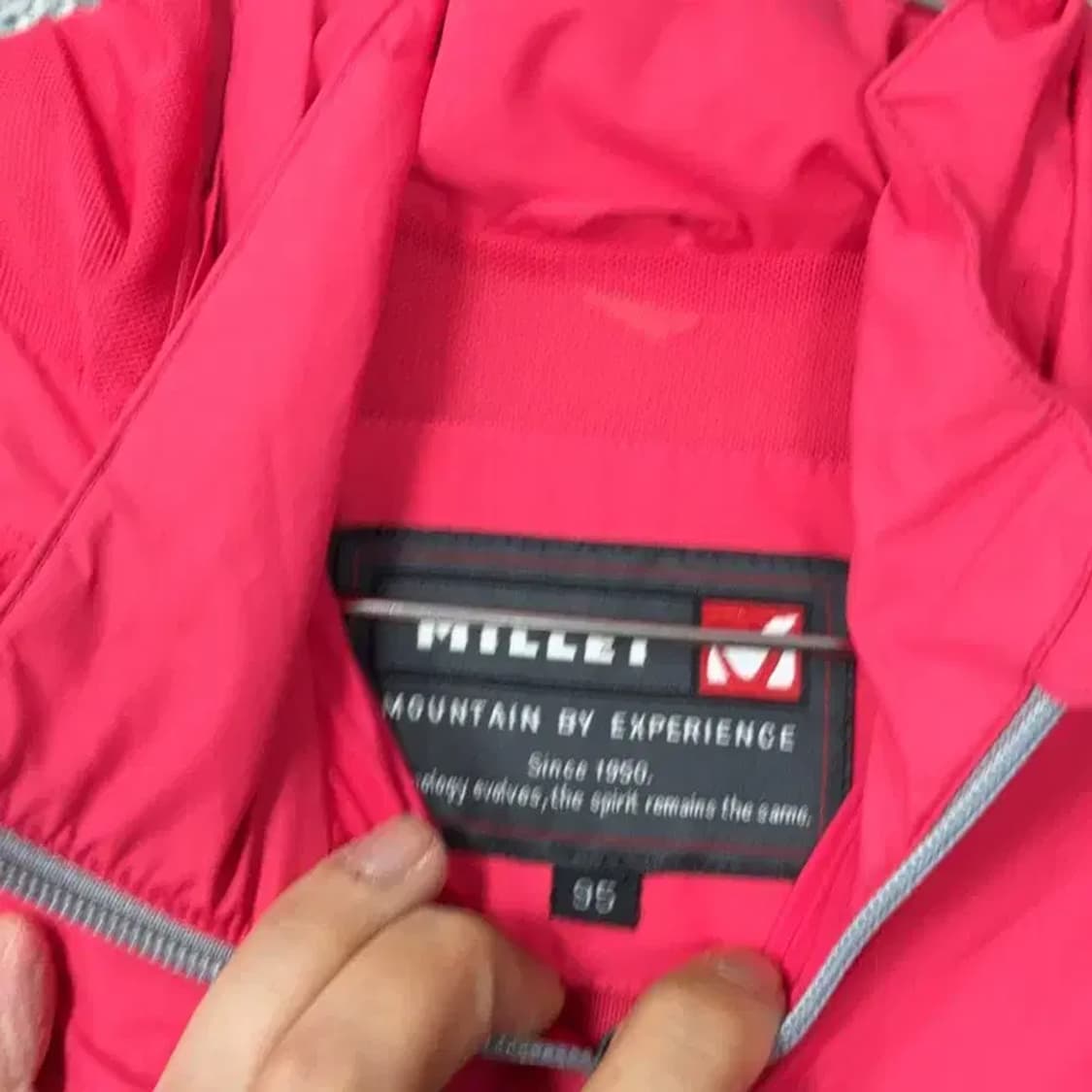 밀레 등산 핑크 바람막이 95 상품이미지5