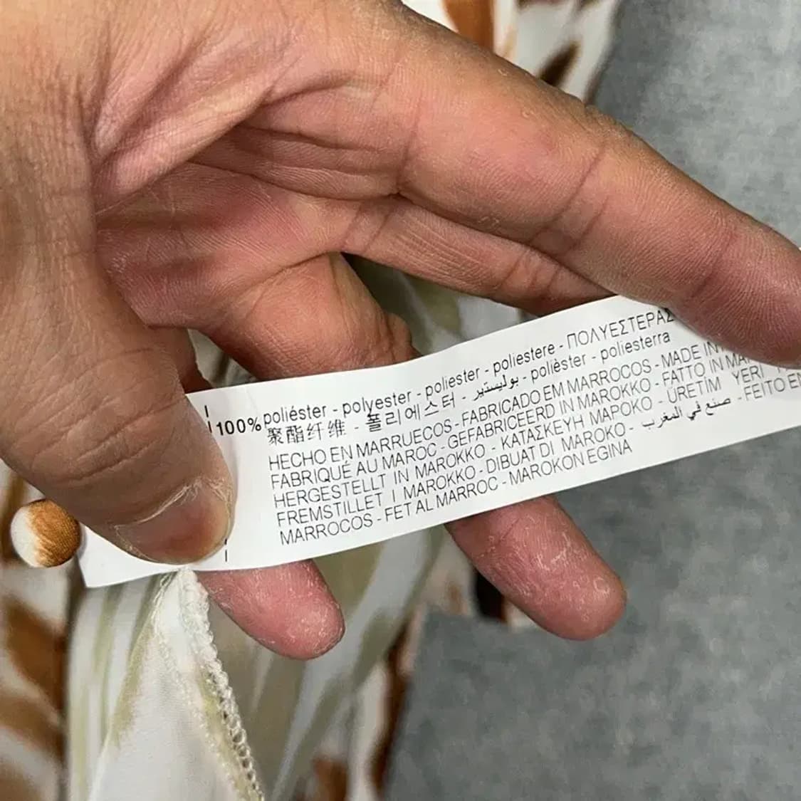 자라 호피 여성 블라우스 셔츠  L 상품이미지5