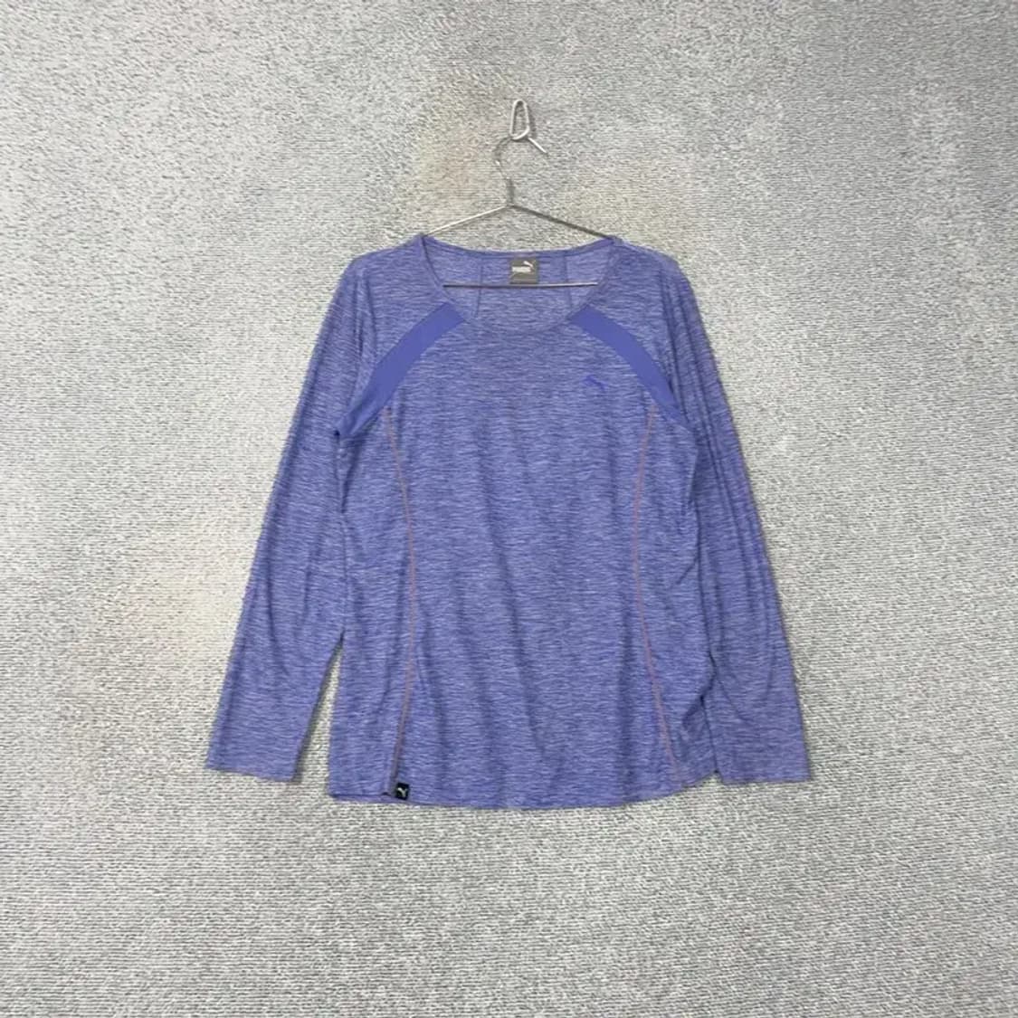 푸마 기능성 블루 긴팔티 L 상품이미지1