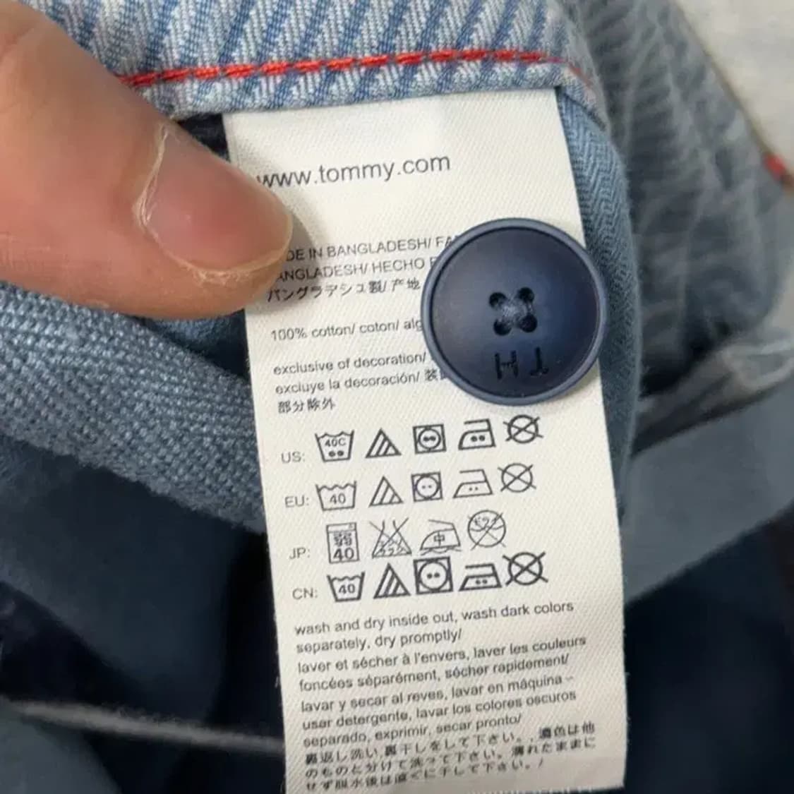 타미힐피거 스트라이프 밴딩 청바지 4사이즈 상품이미지6