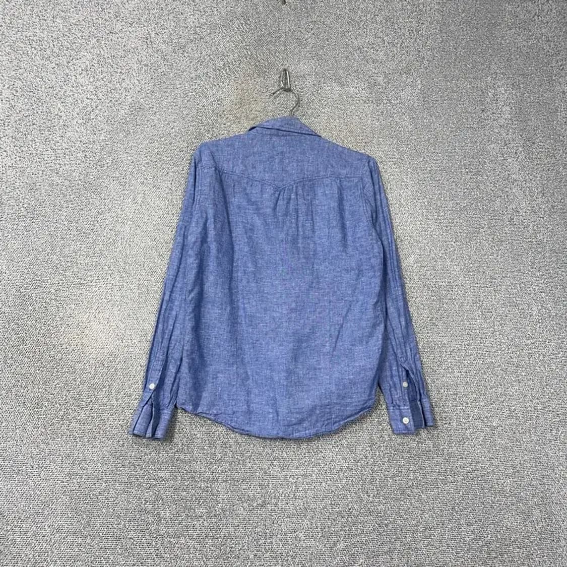 버커루 데님 린넨 셔츠 L 상품이미지2