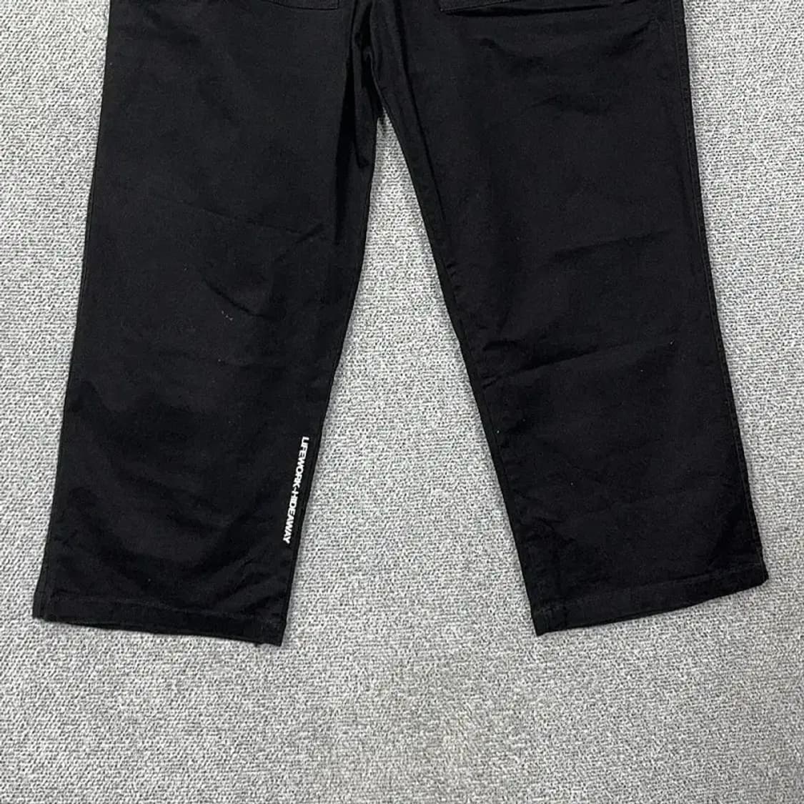 라이프워크 로고 밴딩 블랙 팬츠 L 상품이미지4