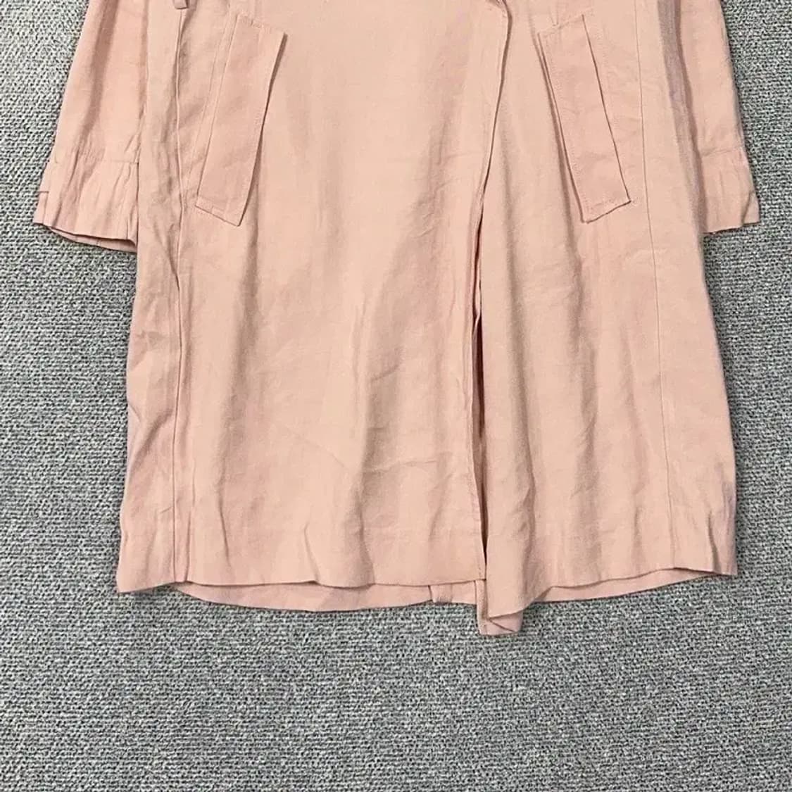 시슬리 라이트 핑크 트렌치 코트 42 상품이미지4