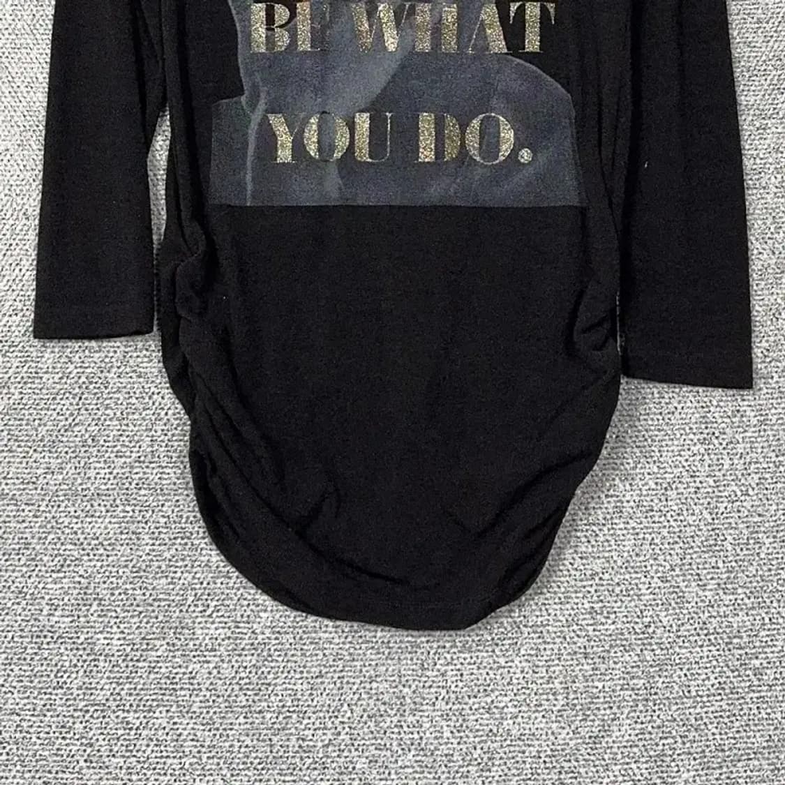 GGPX 프린팅 블랙 폴라넥 니트 M 상품이미지4