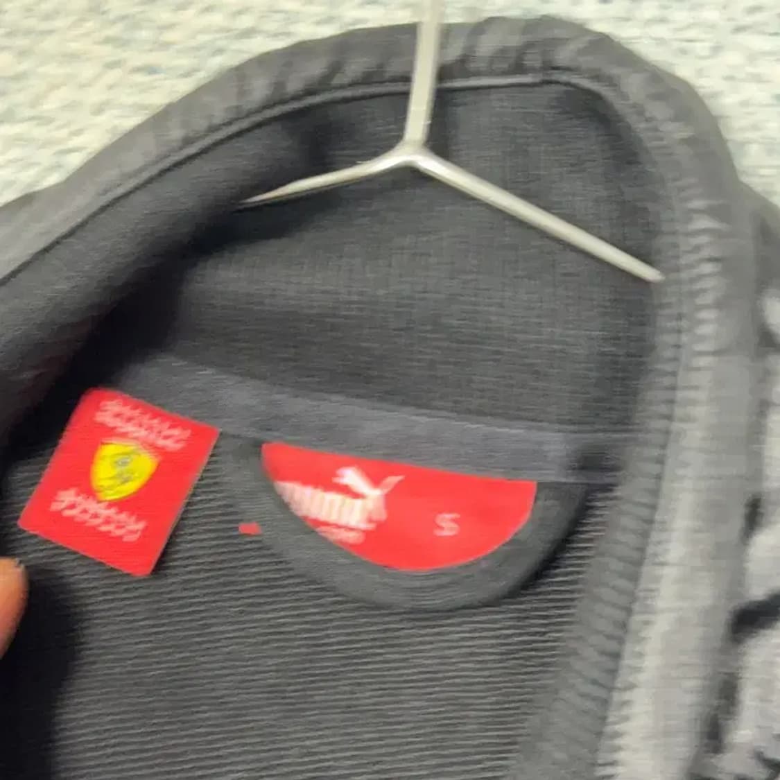 푸마 페라리 로고 블랙 트랙탑 져지 S 상품이미지5