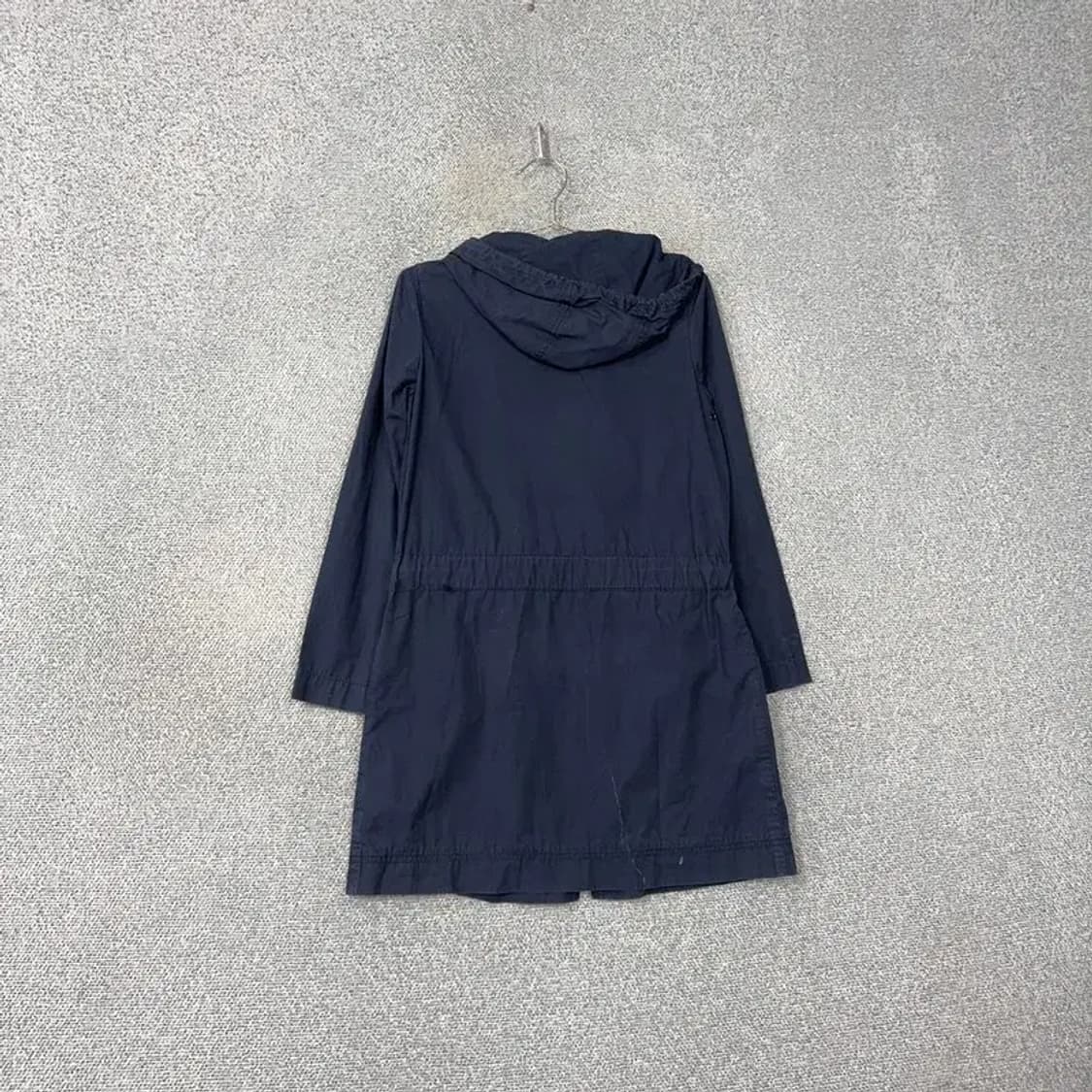 라코스테 로고 코튼 네이비 후드 코트 90 상품이미지2