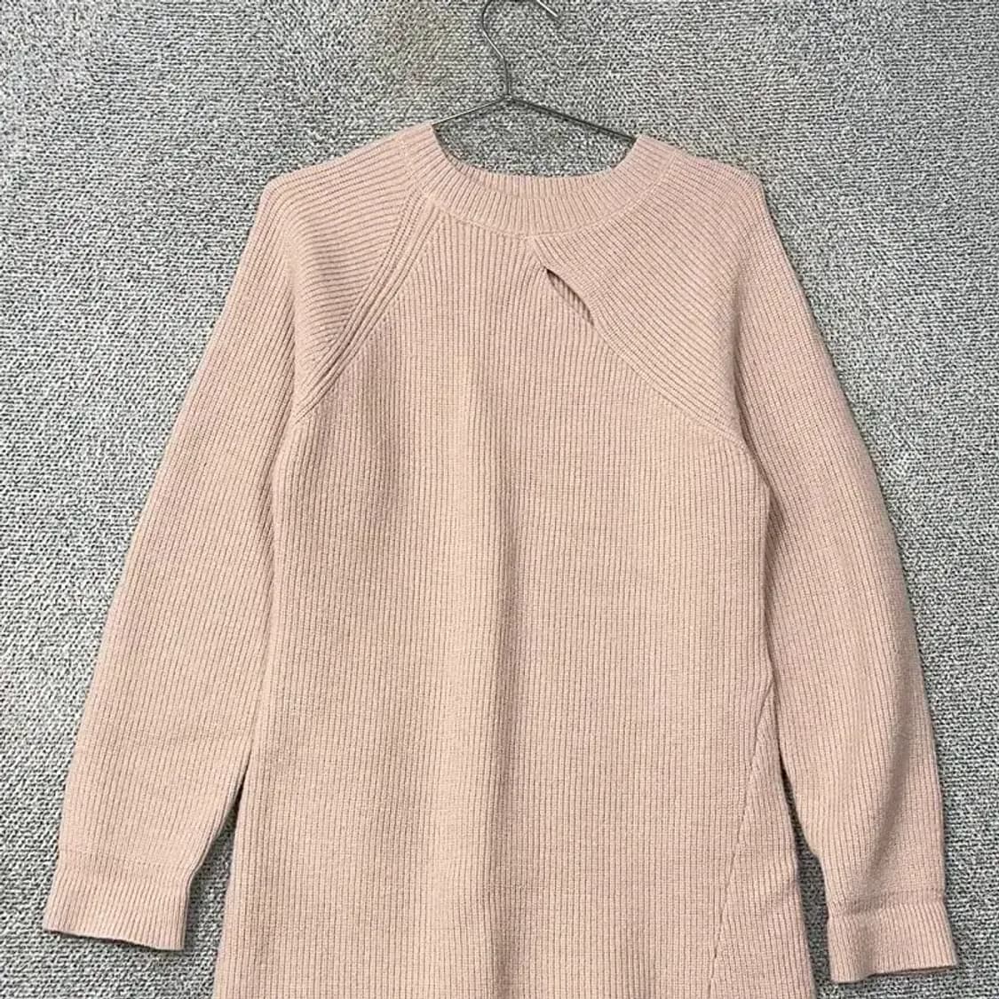 에뜨르몽크 여성 라이트 핑크 니트 원피스 S 상품이미지3