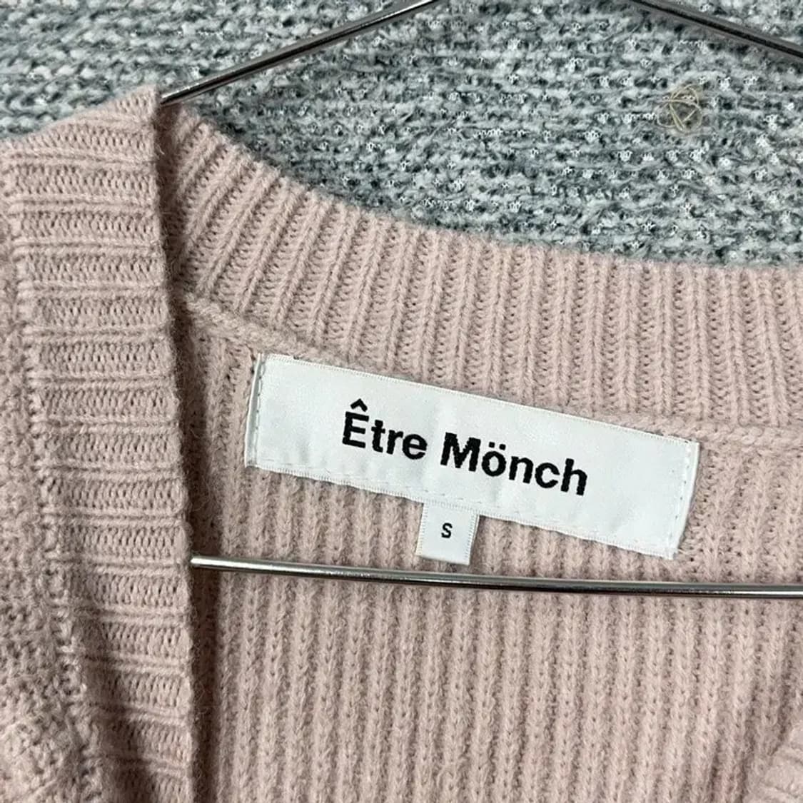 에뜨르몽크 여성 라이트 핑크 니트 원피스 S 상품이미지5