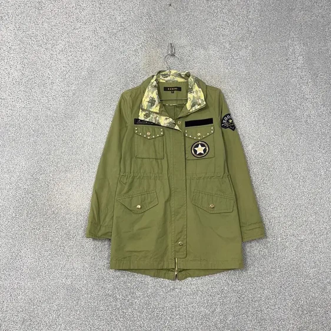 에고이스트 패치 야상 카키 자켓 55 상품이미지1