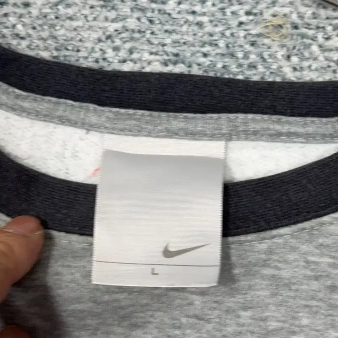 나이키 빈티지 로고 나그랑 긴팔티 L 상품이미지3