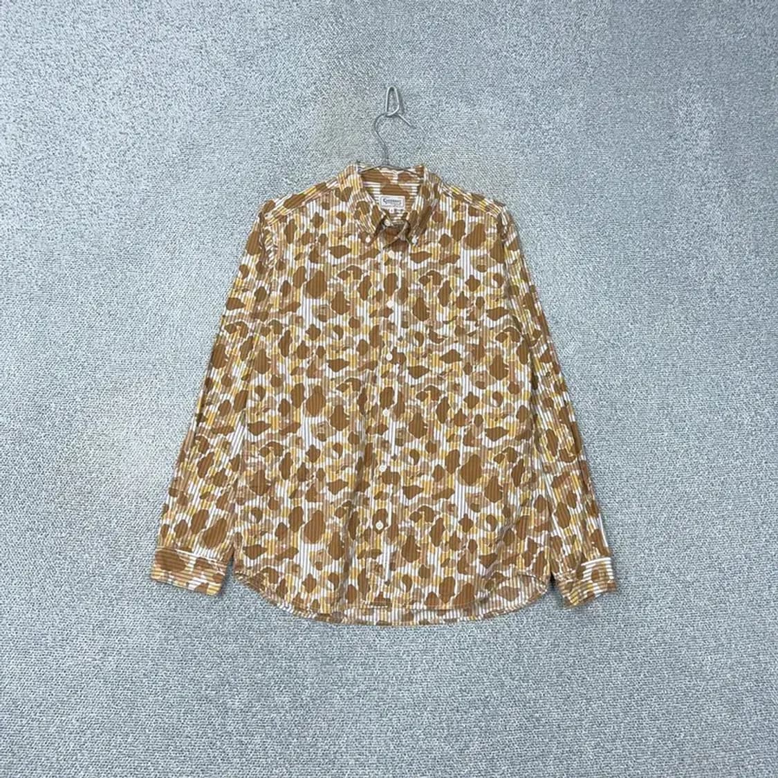 커버낫 밀리터리 패턴 빈티지 셔츠 M 상품이미지1