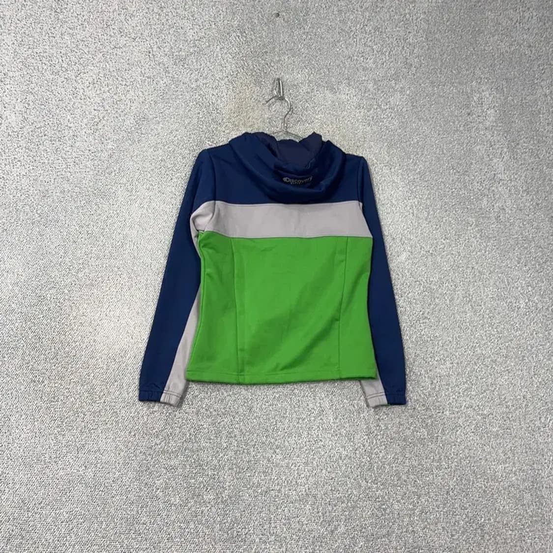 디스커버리 프린팅 그린 여성 기능성 후드집업 90 상품이미지2