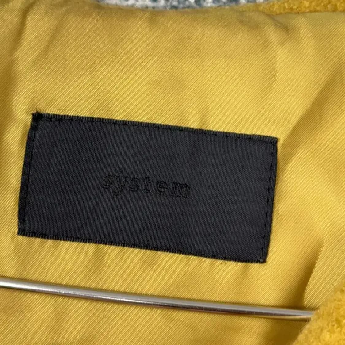 시스템 한섬 여성 캐주얼 옐로우 후드 울 코트 88-98-165 상품이미지5