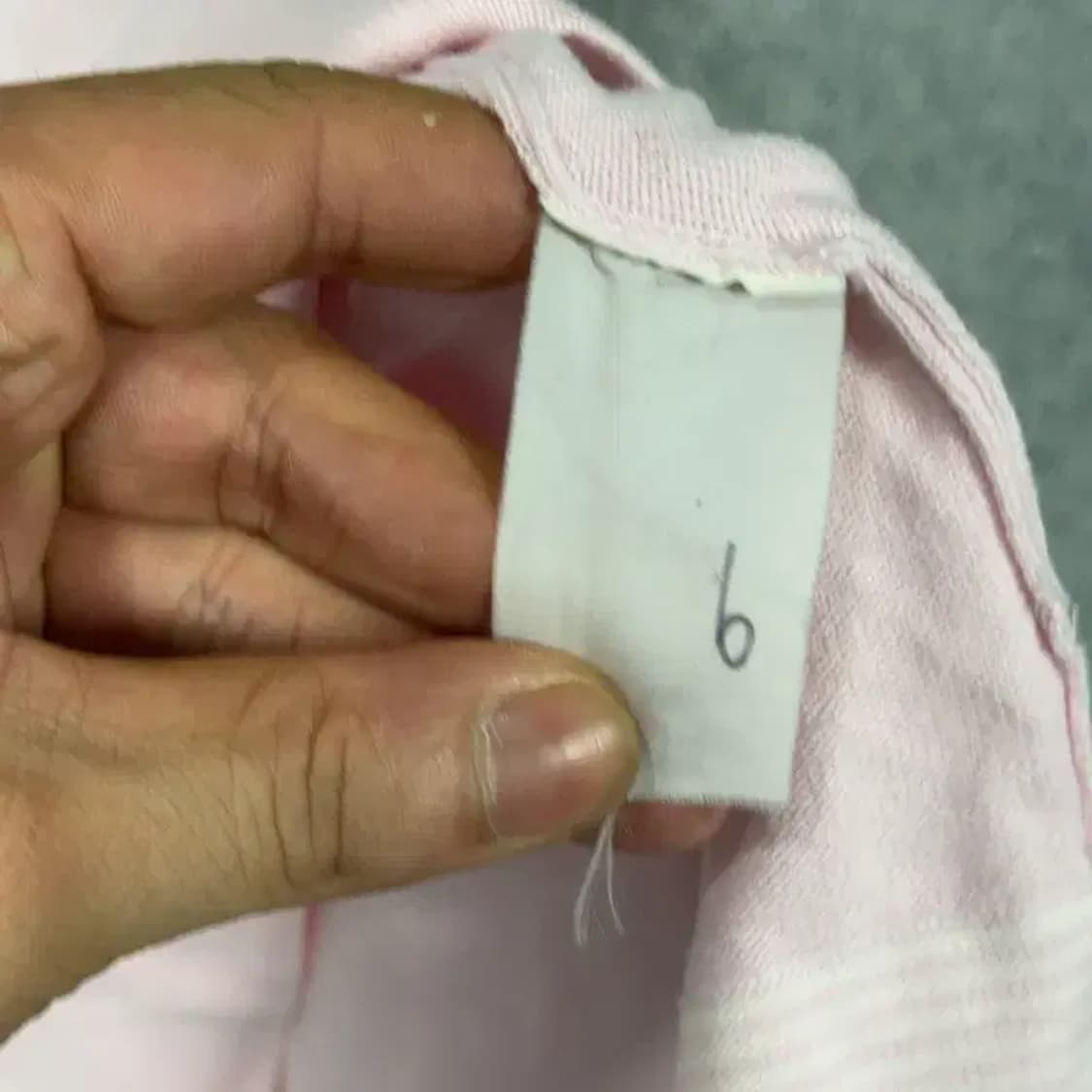 빈폴 라이트 핑크 로고 코튼 셔츠 100 상품이미지4