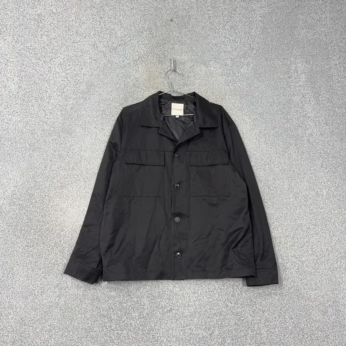 지오다노 투포켓 폴리 클래식 블랙 자켓 L 상품이미지1