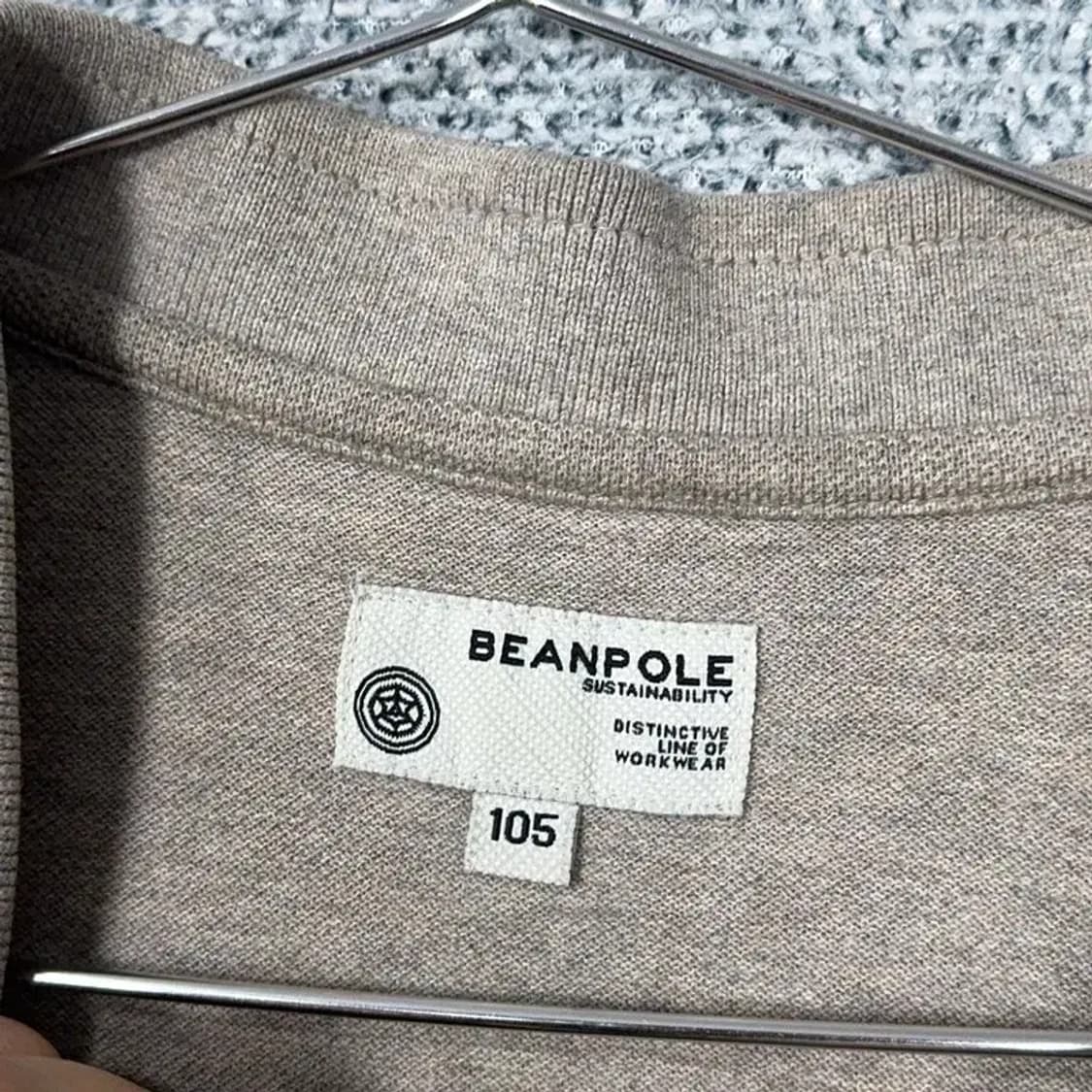 빈폴 로고 남성 빈티지 베이지 카라티 105 상품이미지5