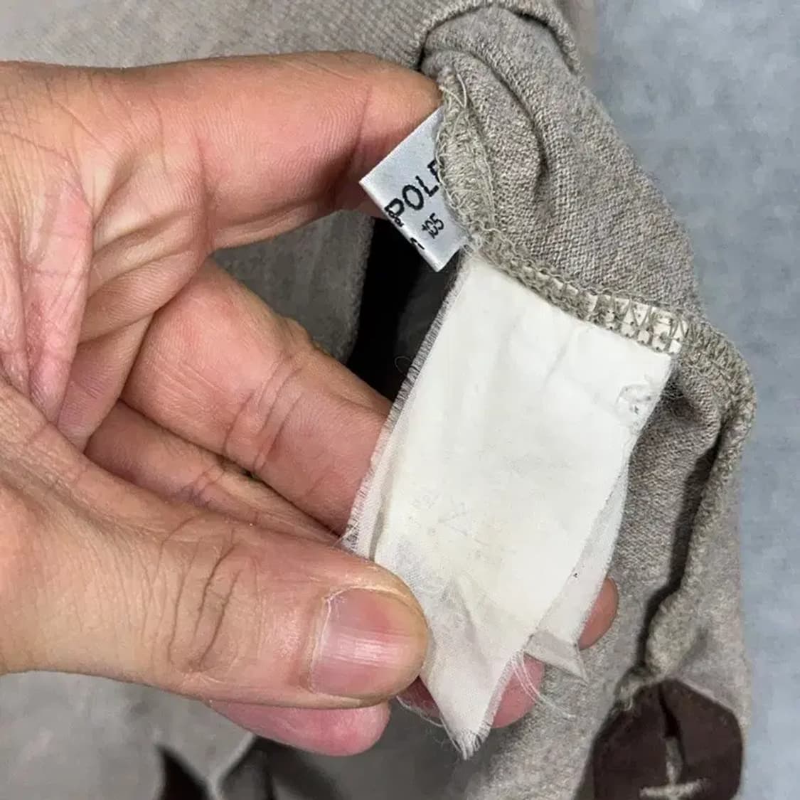 빈폴 로고 남성 빈티지 베이지 카라티 105 상품이미지6