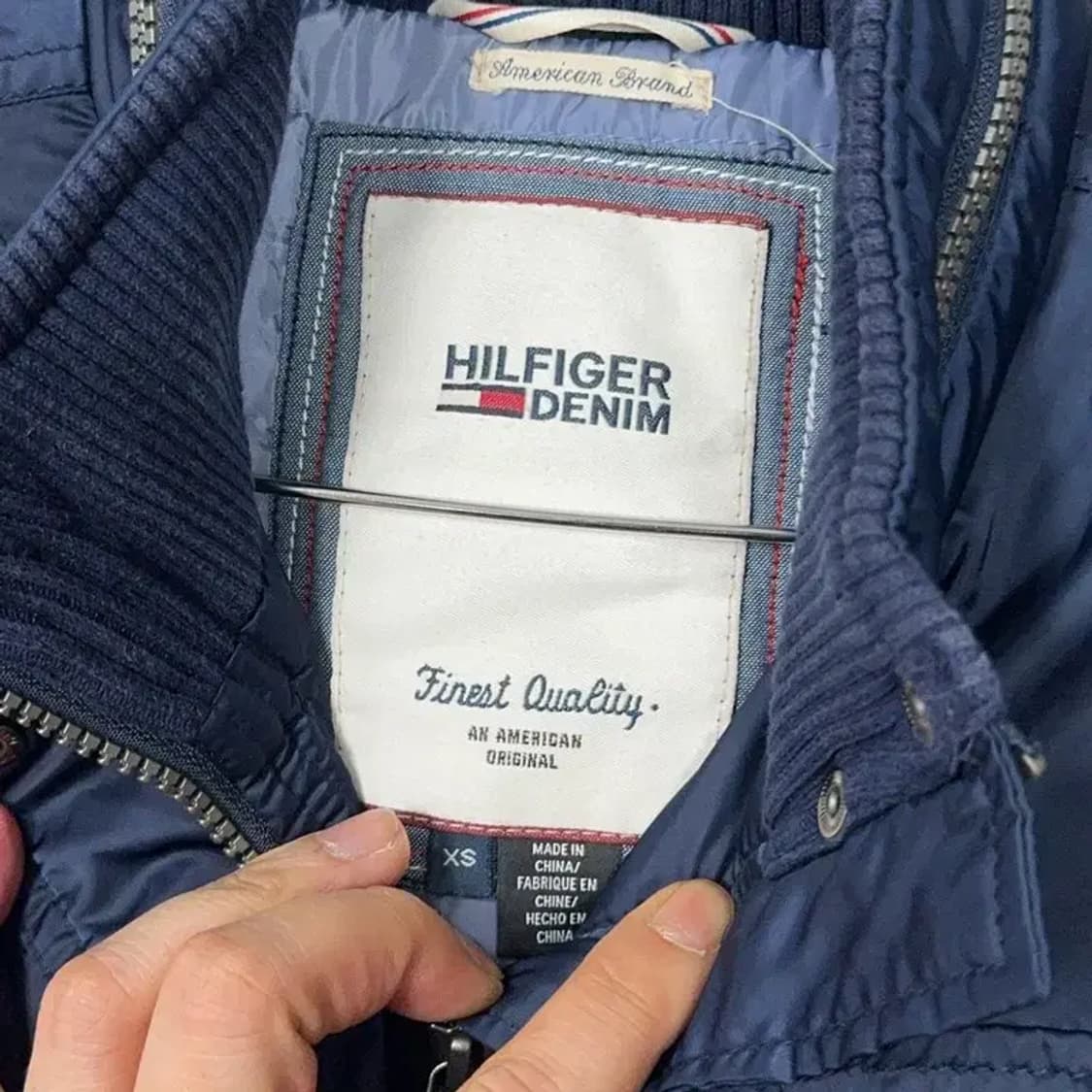 타미힐피거 여성 밴딩 포켓 클래식 네이비 자켓 XS 상품이미지3