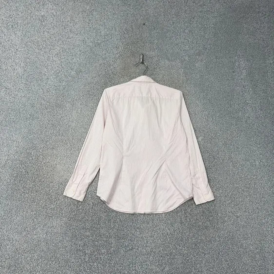 유니클로 핑크 스트라이프 캐주얼 셔츠 L 상품이미지2