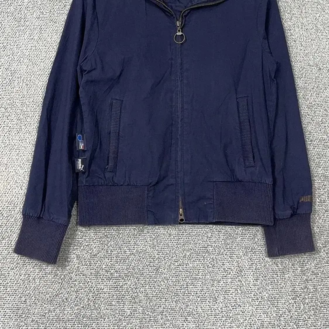 푸마 네이비 빈티지 Y2K 코튼 집업 자켓 S 상품이미지4
