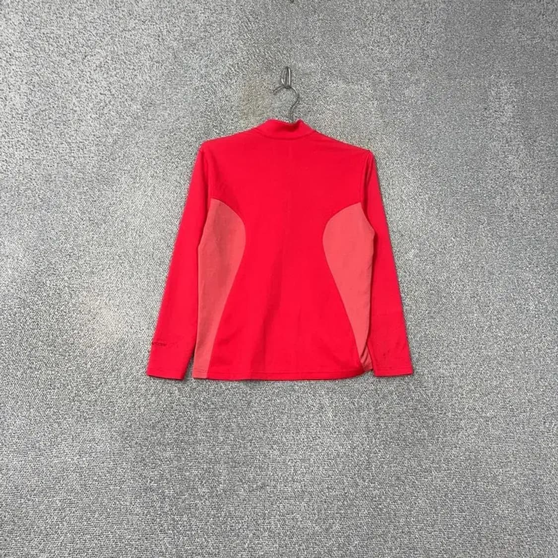 아이더 로고 기능성 등산 반집업 긴팔티 XS 상품이미지2