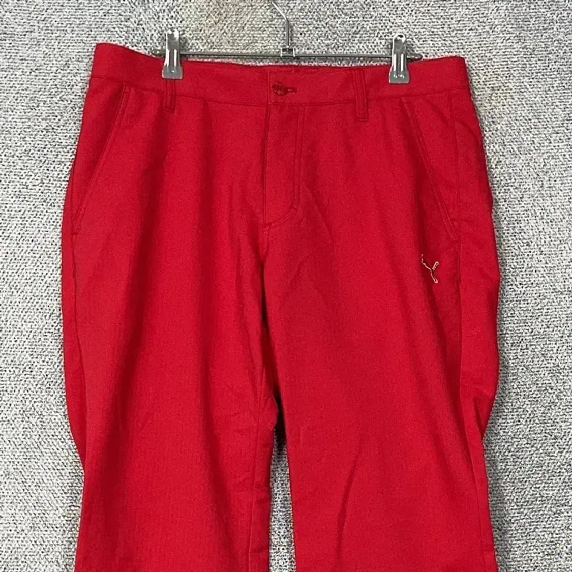 푸마 레드 로고 기능성 밴딩 트레이닝 팬츠 32 상품이미지3