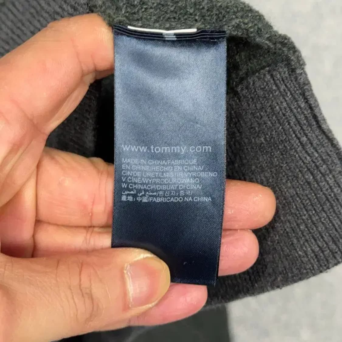 타미힐피거 빈티지 패턴 캐주얼 니트 S 상품이미지6