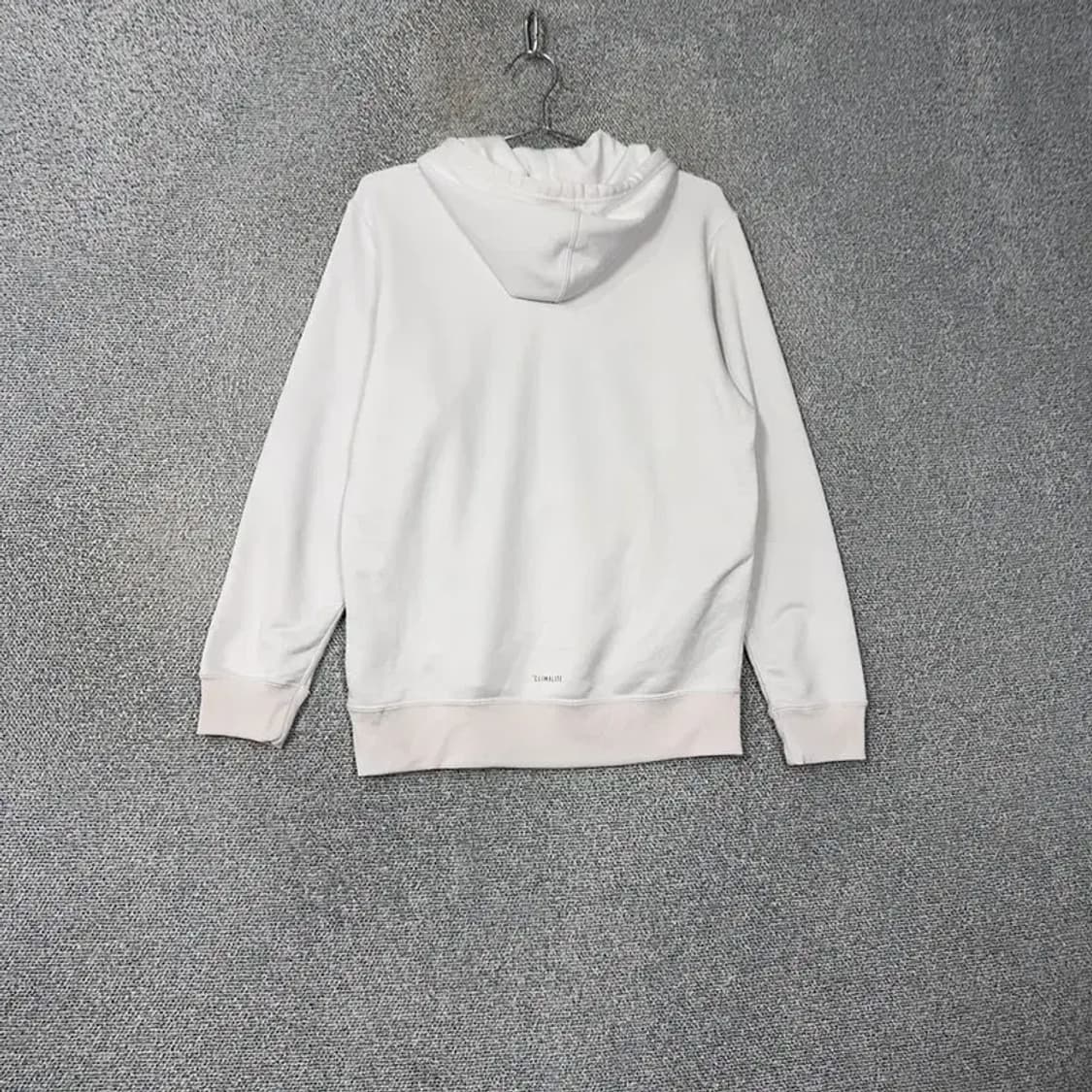 아디다스 프린팅 빅로고 화이트 후드티 M 상품이미지2