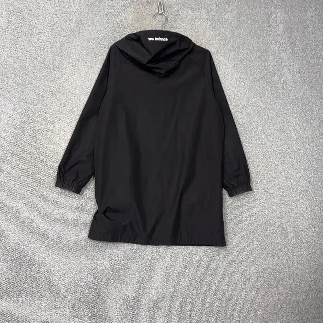 뉴발란스 로고 블랙 사이드라인 버튼 롱 점퍼 자켓 S 상품이미지2