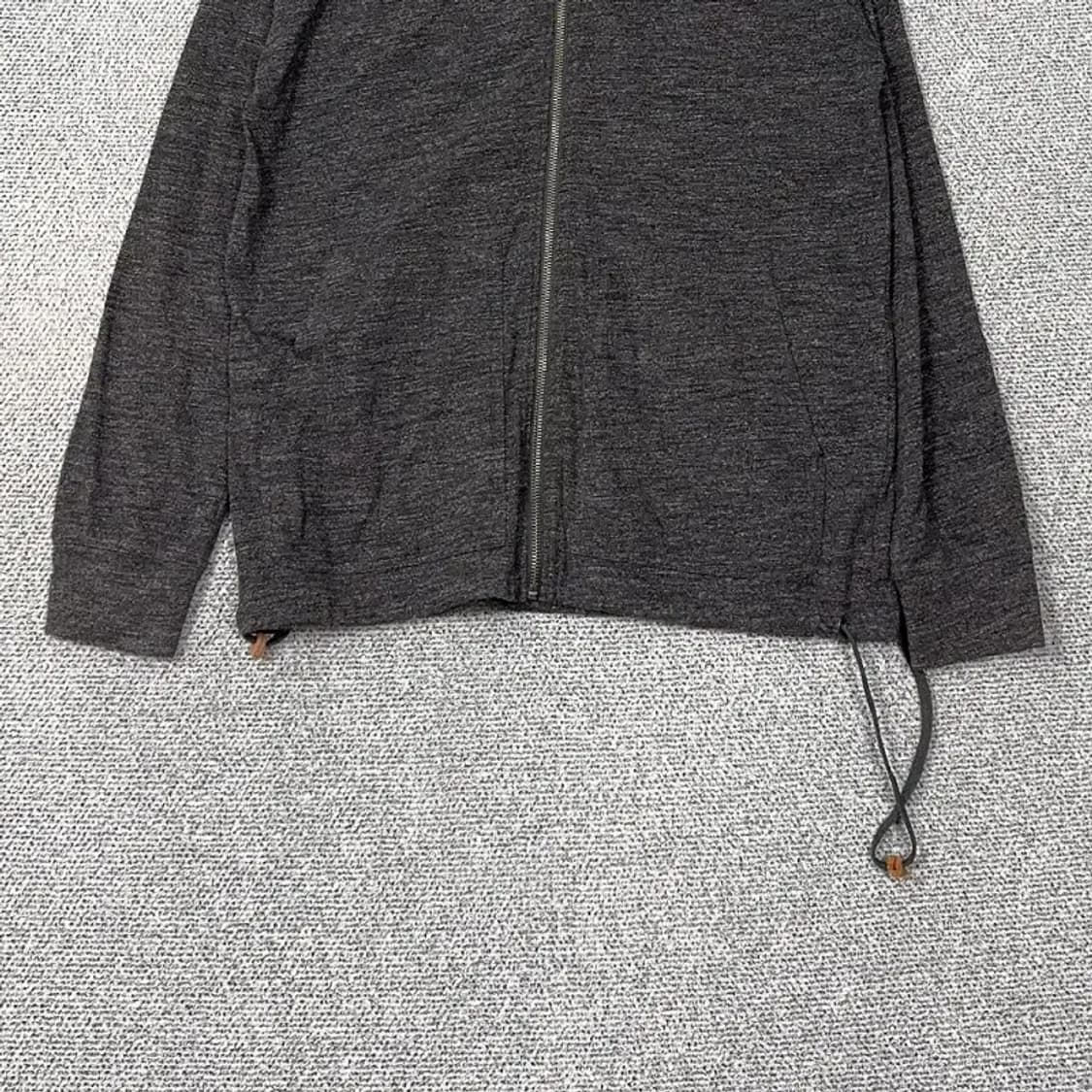 갭 딥그레이 배색 캐주얼 후드집업 S 상품이미지4