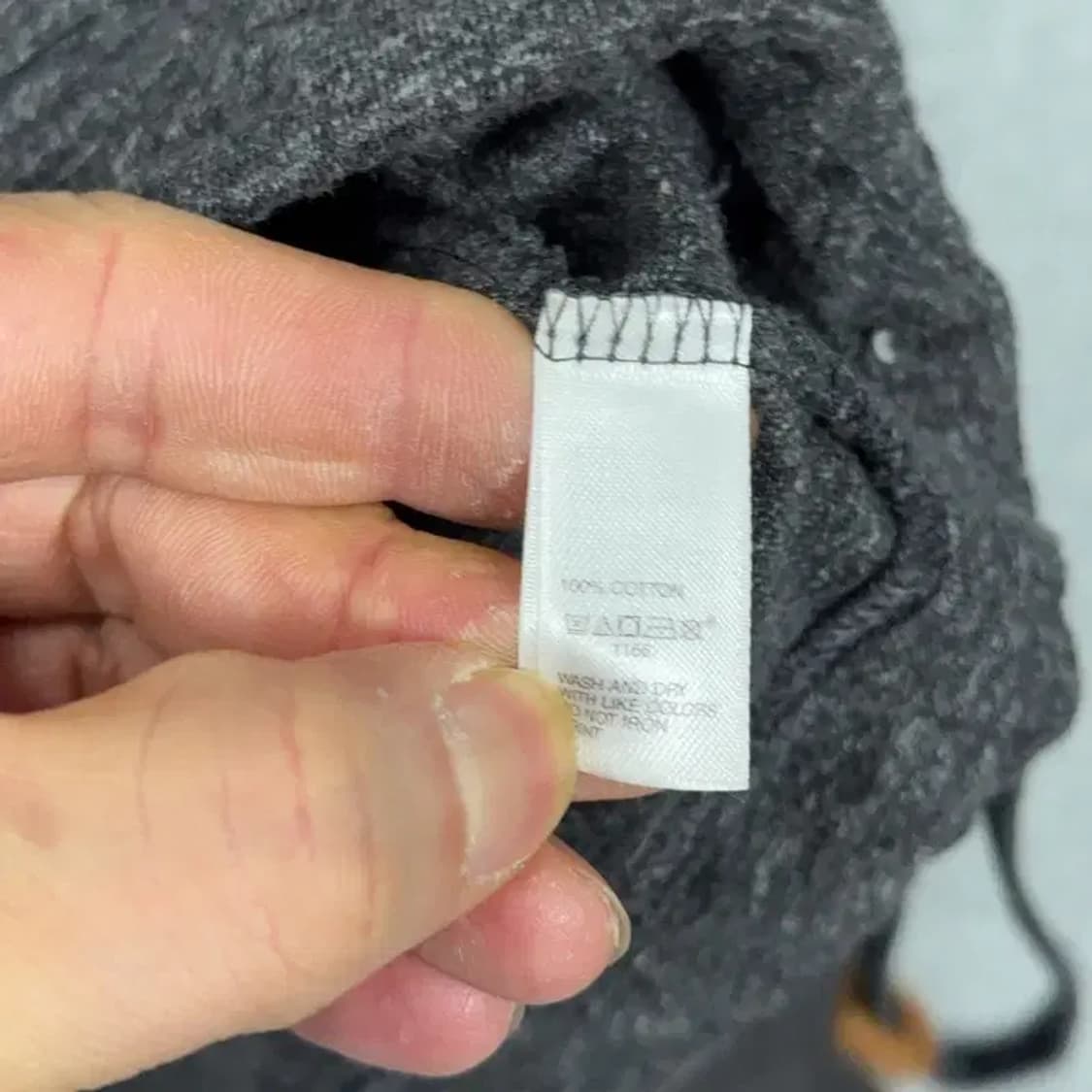 갭 딥그레이 배색 캐주얼 후드집업 S 상품이미지6