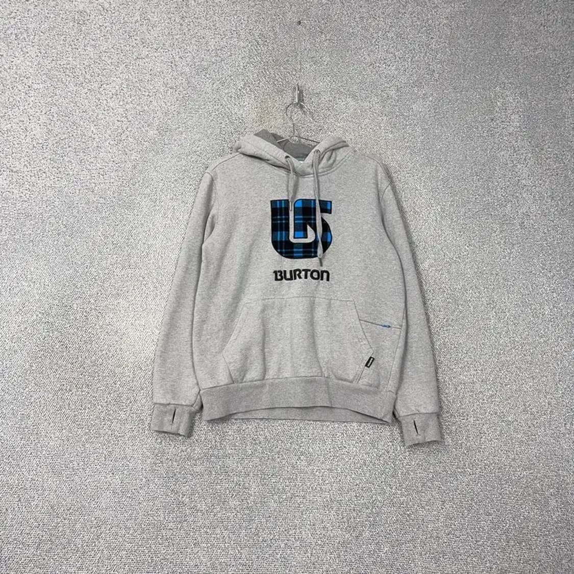 버튼 캐주얼 프린팅 라이트 그레이 후드티 M 상품이미지1