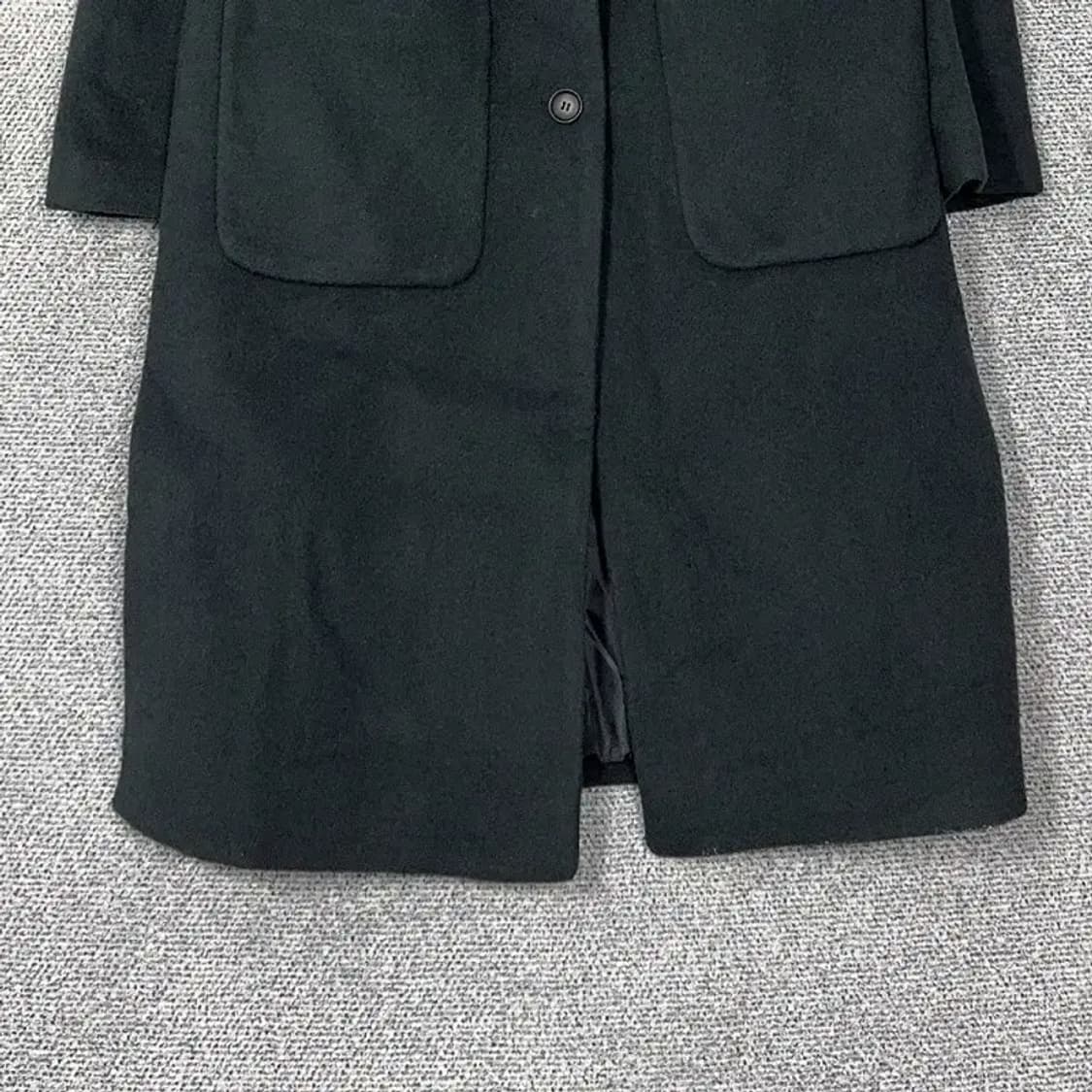 [새상품] 꼼빠니아 카키 울 코트 55 상품이미지4