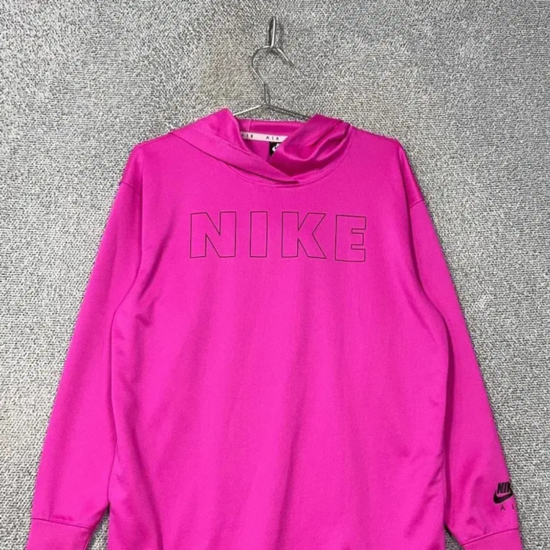 나이키 로고 프린팅 핫 핑크 후드티 M 상품이미지3