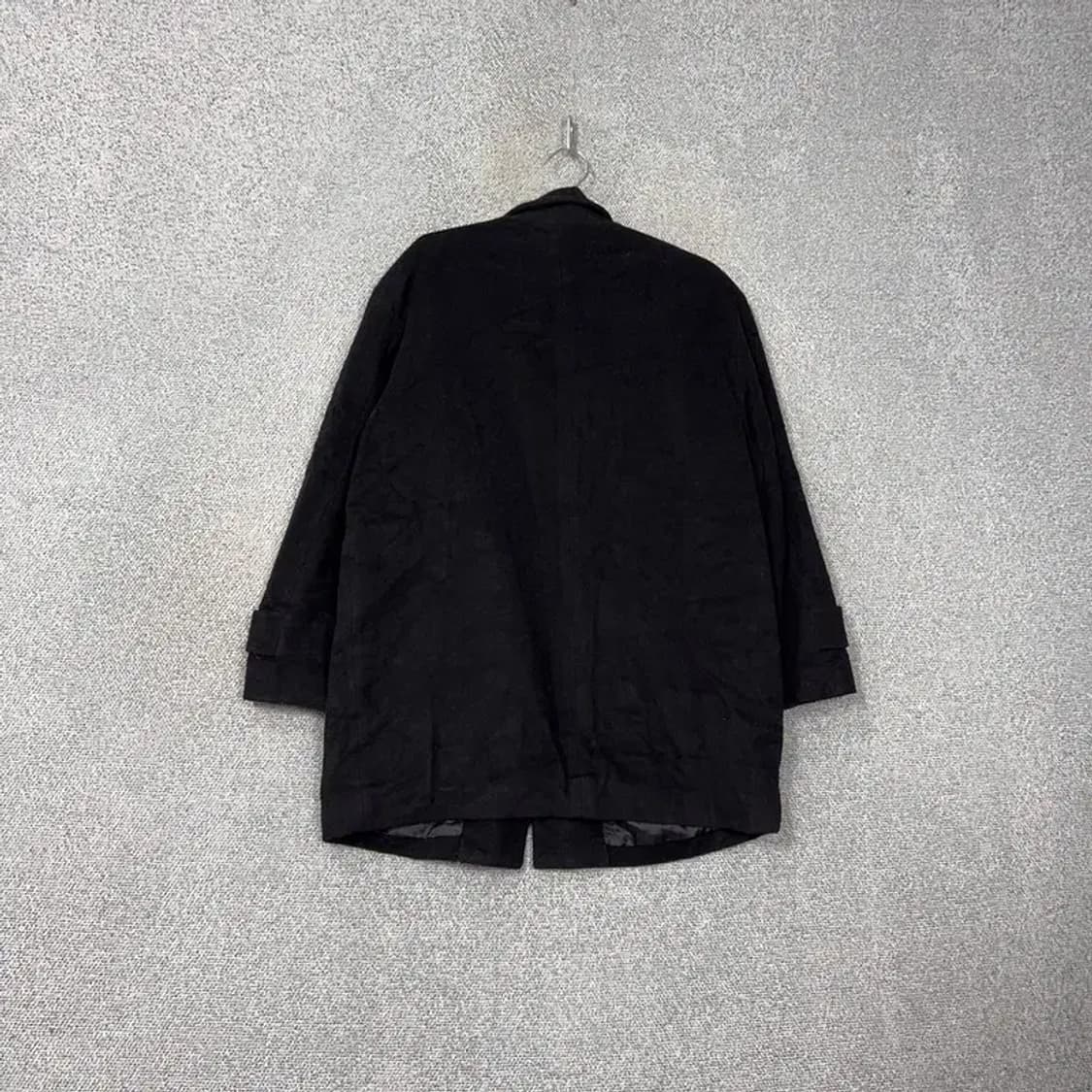 런던포그 빈티지 블랙 울 코트 100 상품이미지2