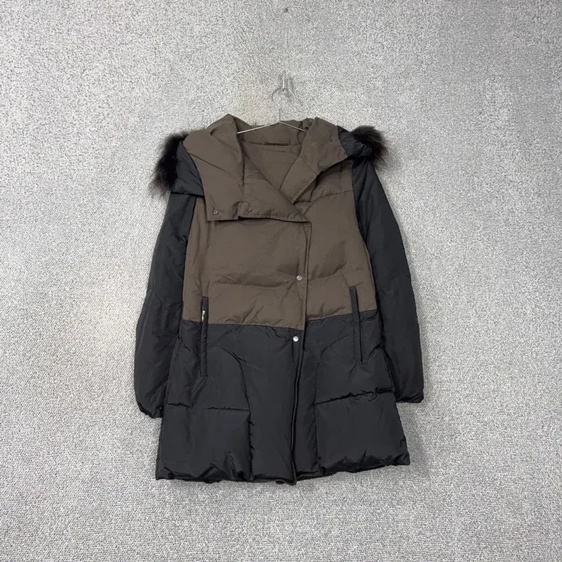 한섬 시스템 여성 브라운 패딩 98-165 상품이미지1