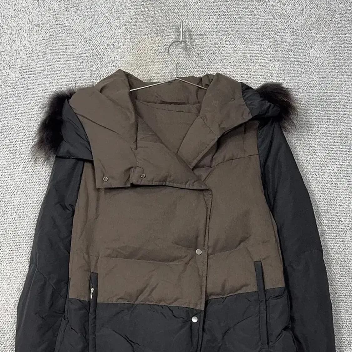 한섬 시스템 여성 브라운 패딩 98-165 상품이미지3