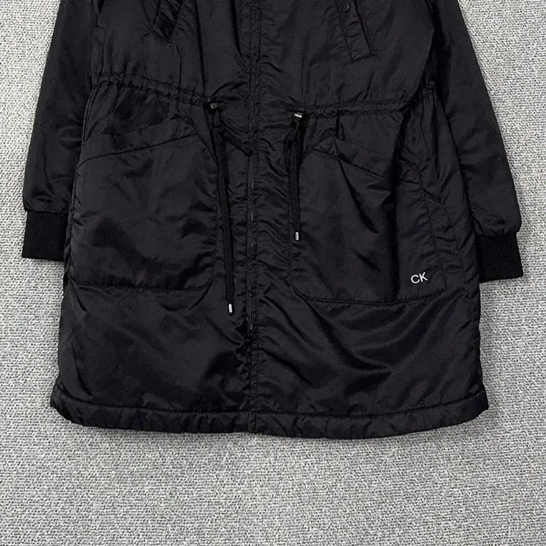 캘빈클라인 블랙 롱 블루종 자켓 XL 상품이미지4